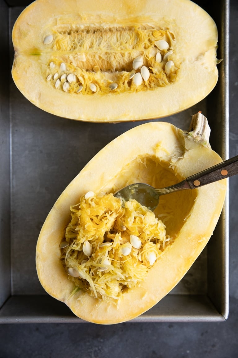 Spaghetti Squash - How to Cook Spaghetti Squash - The Forked Spoon