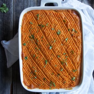 Sweet Potato and Butternut Squash Shepherd's Pie