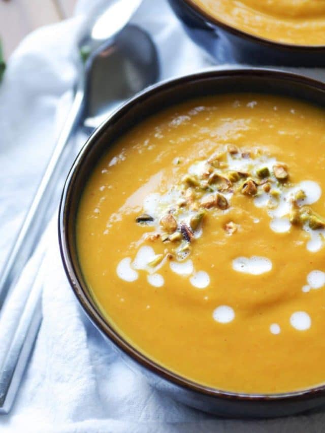 Thai Pumpkin and Sweet Potato Soup