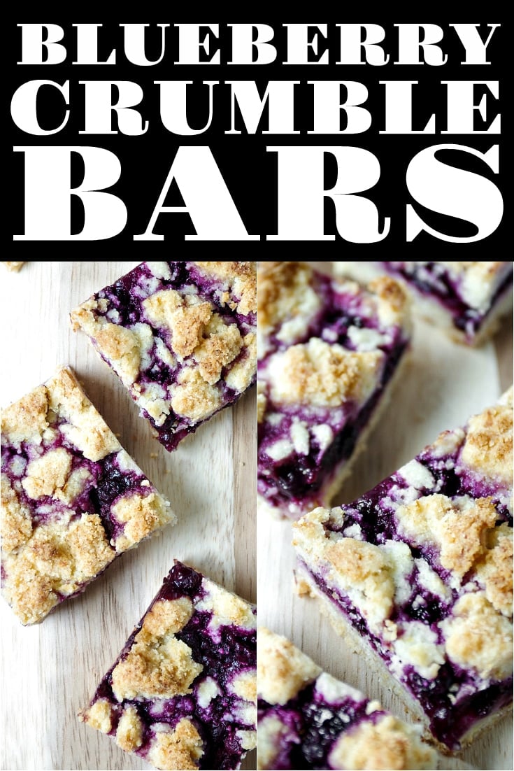 Blueberry Crumble Bars Recipe The Forked Spoon