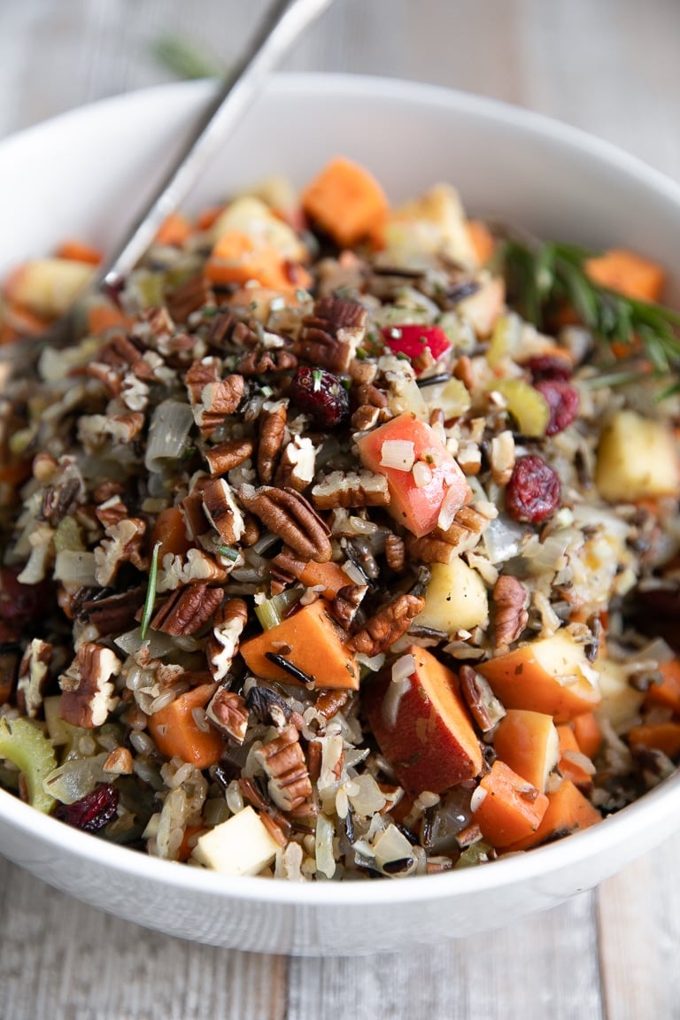 Cranberry Wild Rice Pilaf with Sweet Potatoes