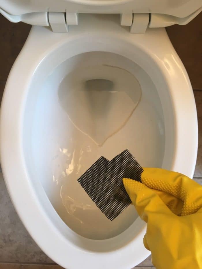 How to Clean Mineral Stains From Your Toilet