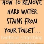 How to Remove Toilet Rings from Toilets (without scratching the porcelain)