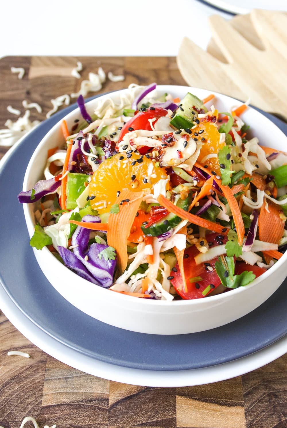 Ramen Noodle Salad - The Forked Spoon