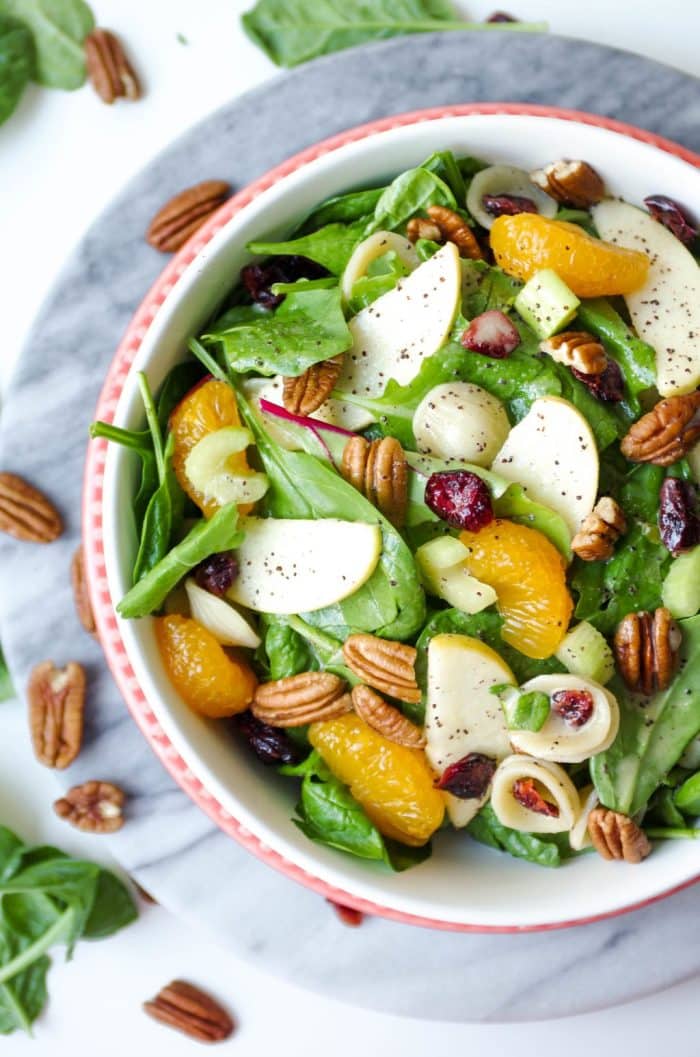Autumn Apple Salad with Poppyseed Dressing