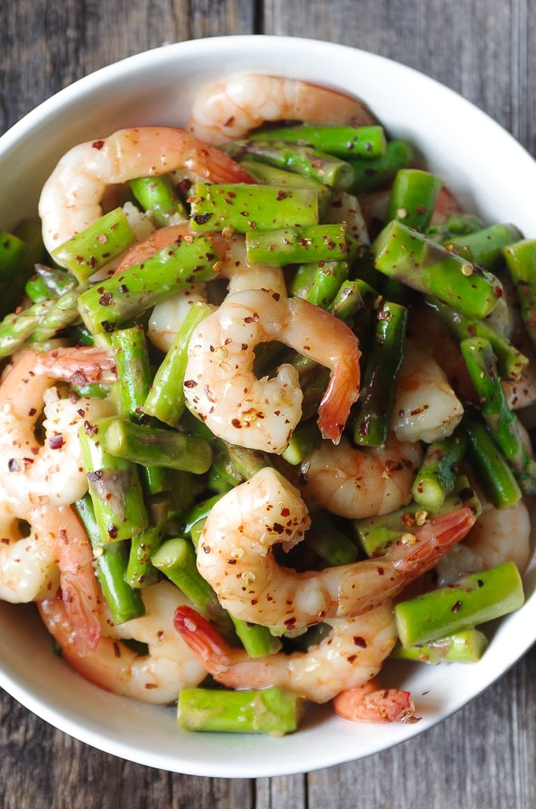 Easy Shrimp and Asparagus Stir Fry Recipe
