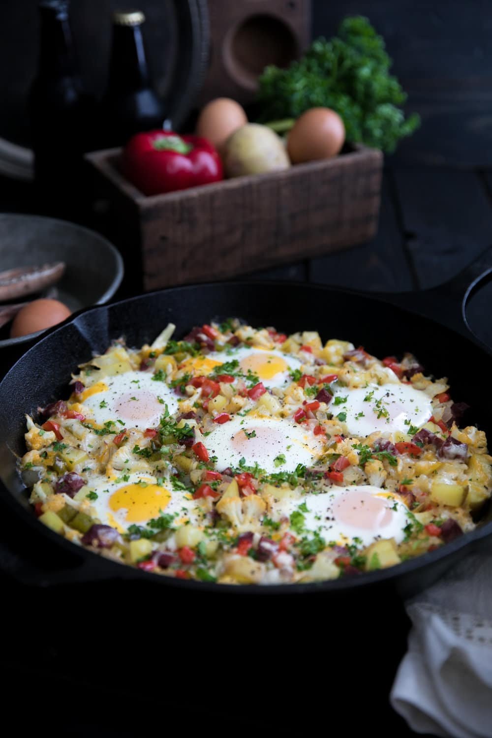 A skillet of Corned Beef Hash