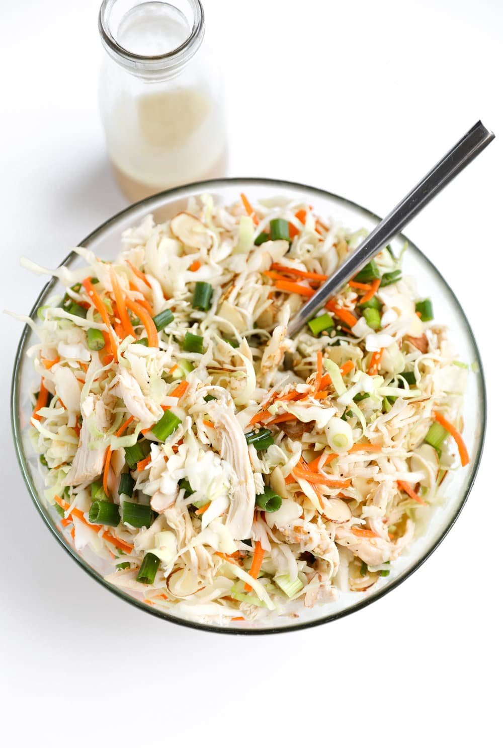 Chicken and Cabbage Salad with Light Sesame Vinaigrette