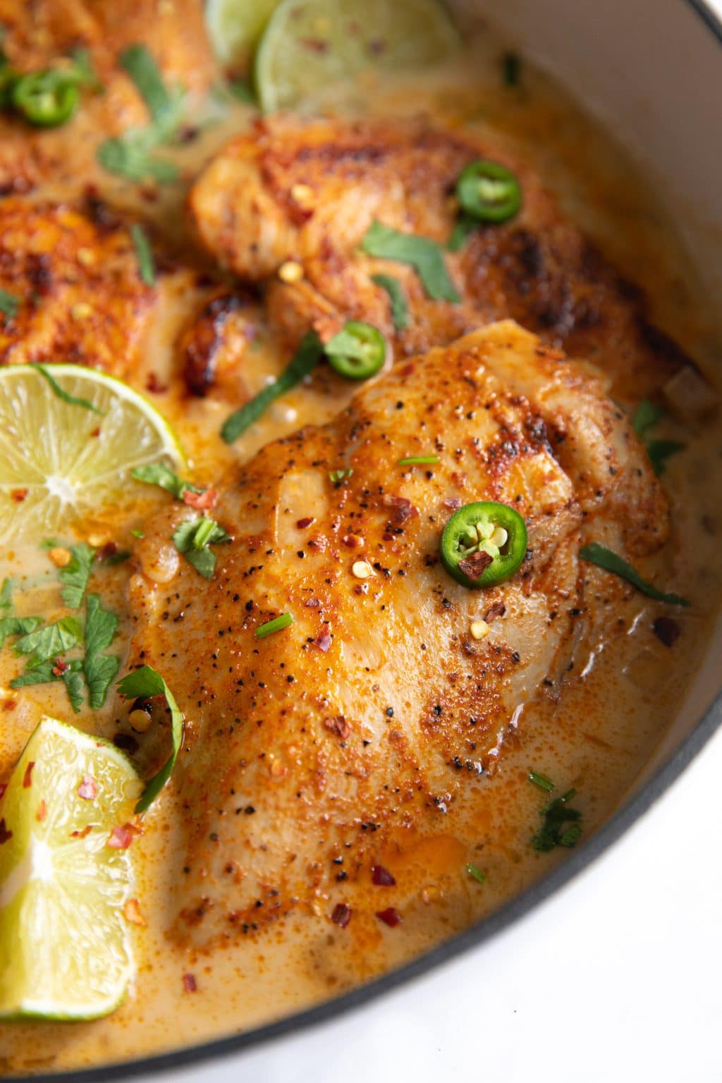 Creamy Coconut Milk Chicken Recipe One Skillet The Forked Spoon