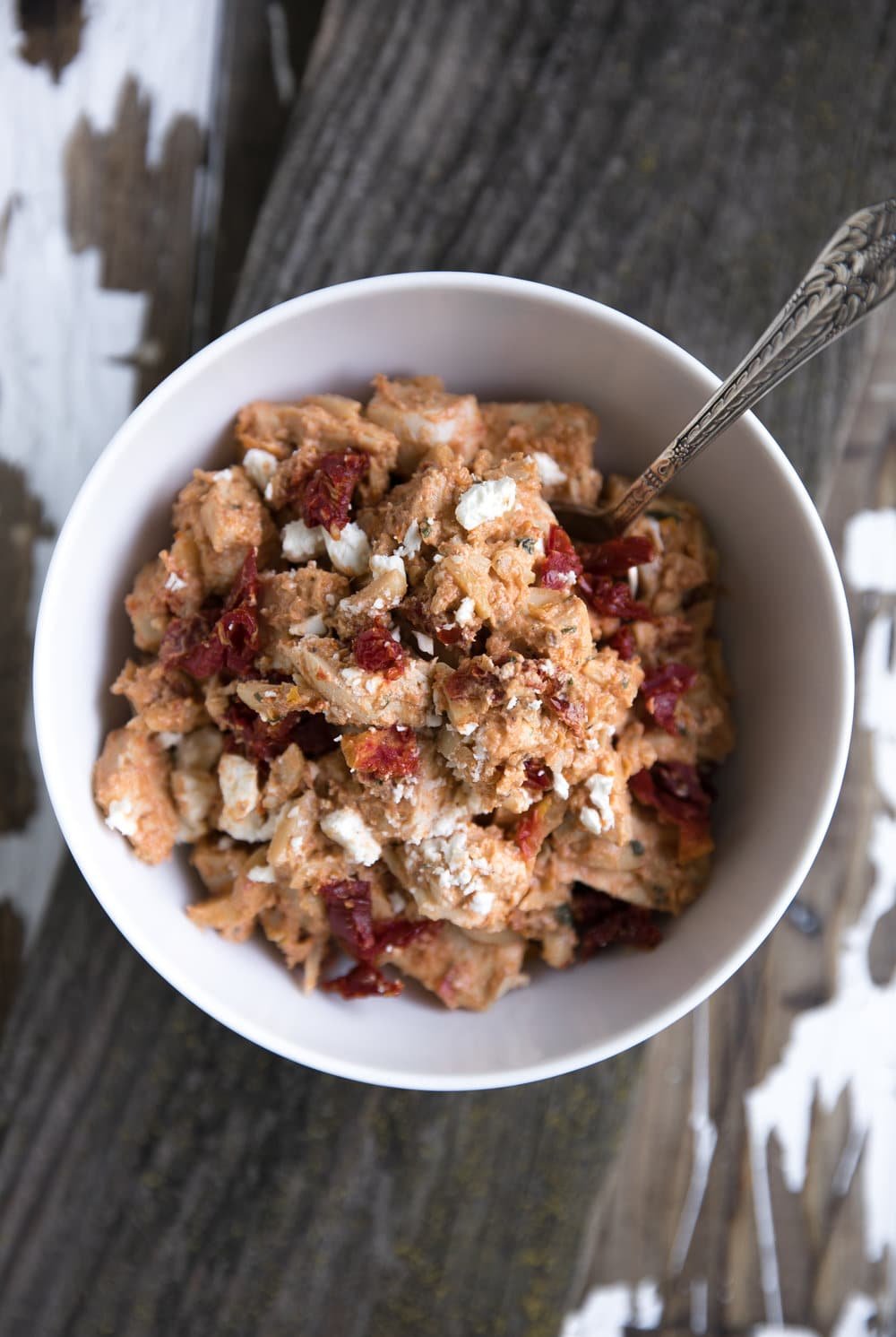 Sun-Dried Tomato Pesto Chicken in bowl