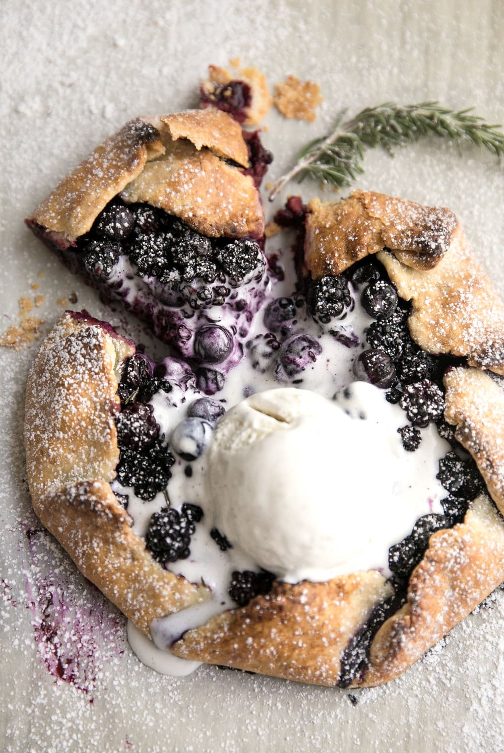 Blackberry and Blueberry Galette Recipe