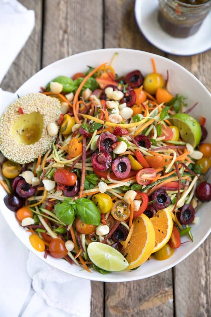 Zesty Veggie Noodle Salad