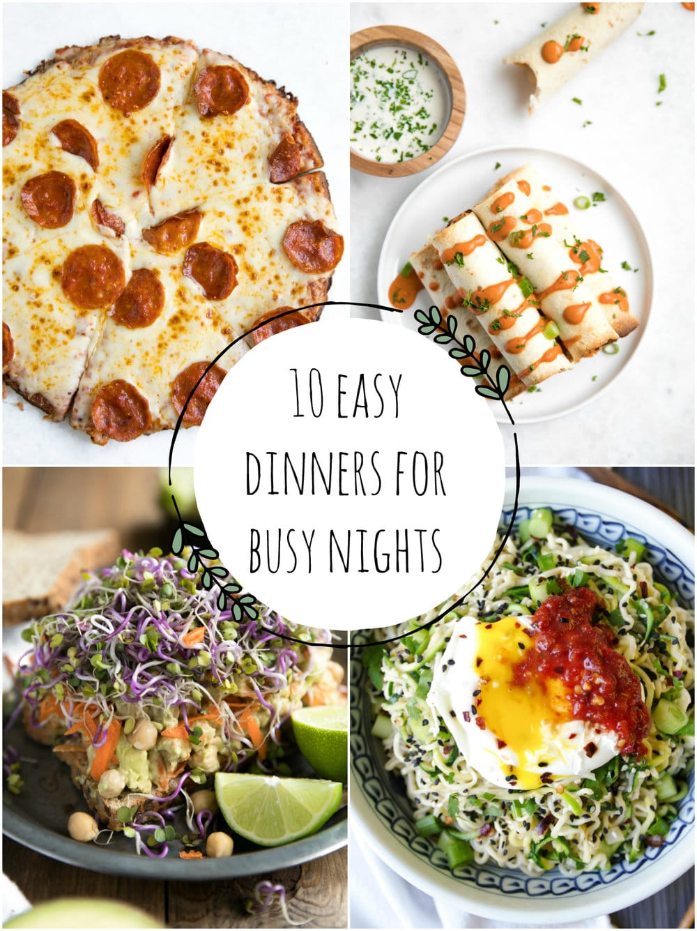 10 Easy Dinners for Busy Nights