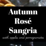 sangria with apples cinnamon oranges wine in a jar