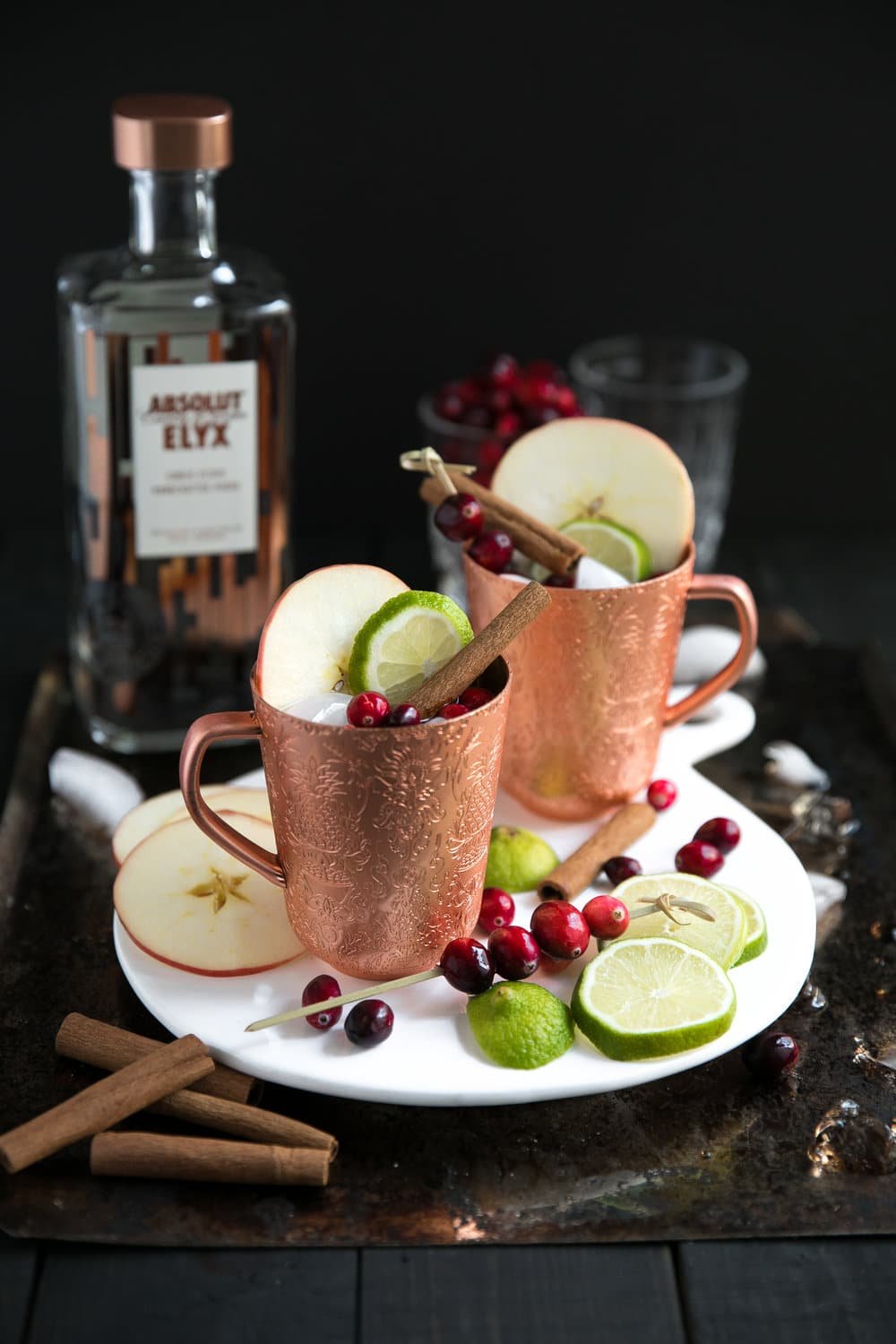 Cranberry Apple Cider Moscow Mule