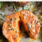 Savory Butter Roasted Sweet Potatoes with Brown Sugar Pinterest PIN Collage