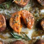 Brown Sugar and Herb Roasted Sweet Potatoes