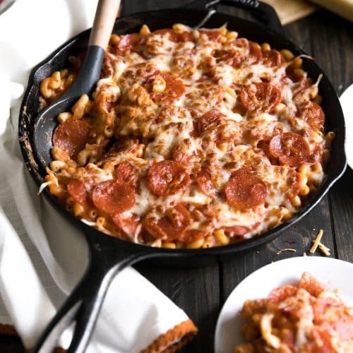 Pepperoni Pizza Mac n Cheese