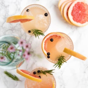 Elderflower and Grapefruit Gin and Tonics