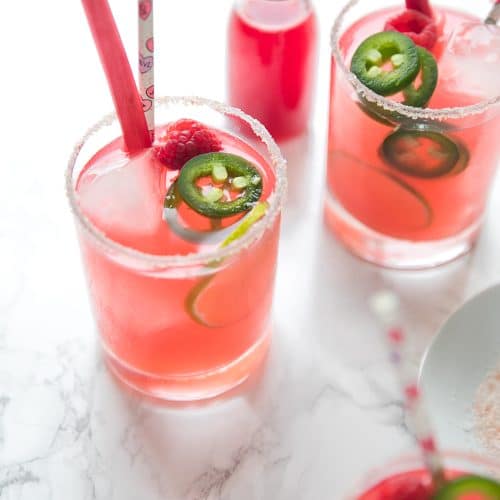 Raspberry Rhubarb Margarita