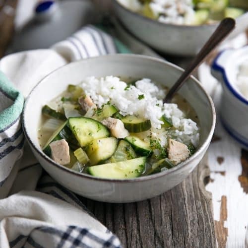 Cambodian Pork and Cucumber Soup