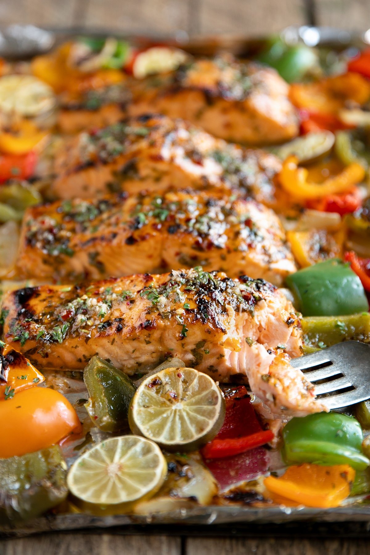 Chili Lime Orange Glazed Salmon Recipe The Forked Spoon