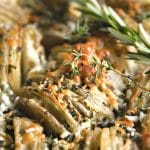 Crispy Hasselback Potato Casserole Pinterest Pin Collage