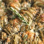 Crispy Hasselback Potato Casserole Pinterest Pin Collage