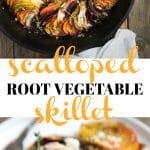 Scalloped Root Vegetable Skillet