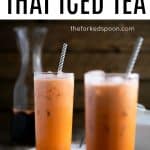 thai iced tea short pin