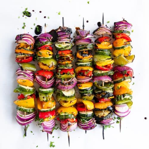 Easy Grilled Veggie Skewers The Forked Spoon