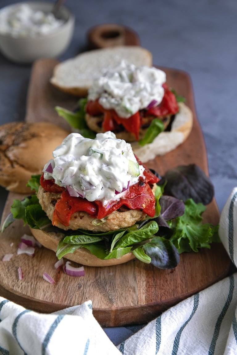 Grilled Turkey Burgers