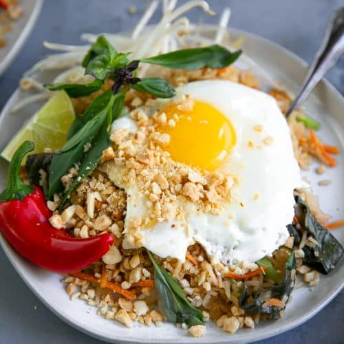 A plate of Thai Fried Rice with Egg