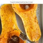 How to Roast a Butternut Squash Pinterest Collage Image