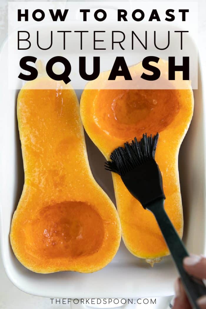 How to Roast a Butternut Squash Pinterest Collage Image