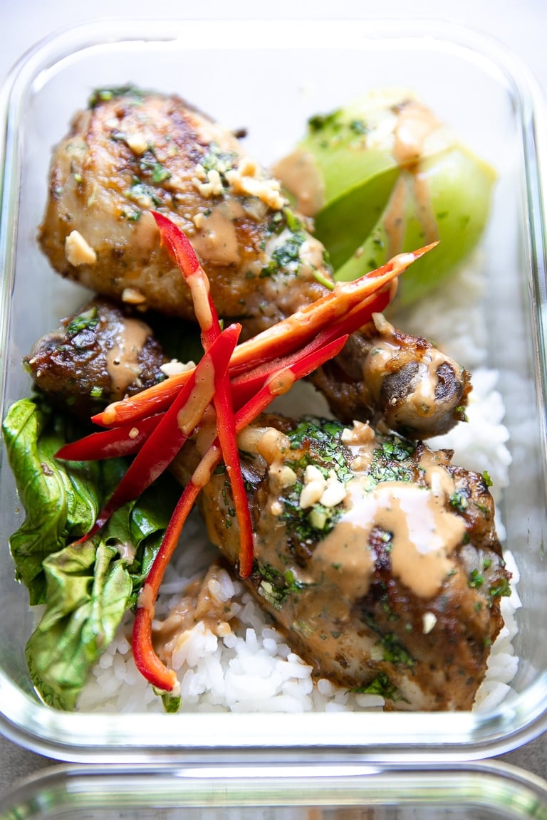 Easy Sheet Pan Thai Chicken with Bok Choy