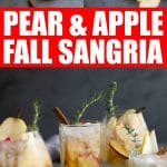 apple cider sangria Pinterest Pin Image Collage