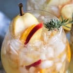 apple cider sangria Pinterest Pin Image Collage