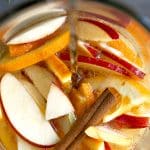apple cider sangria Pinterest Pin Image Collage