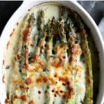 baked asparagus gratin Pinterest PIN Collage