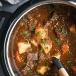 beef stew in an instant pot