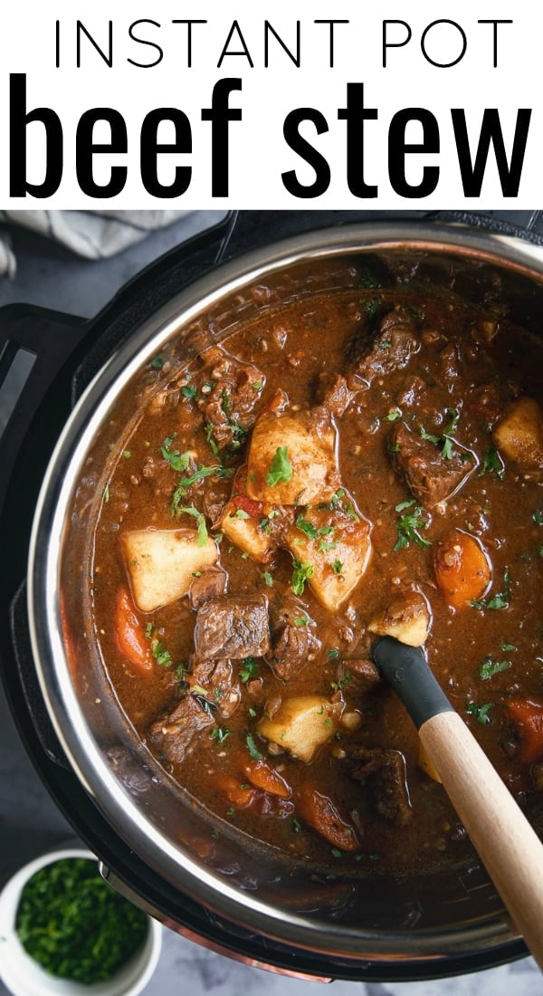 beef stew in an instant pot