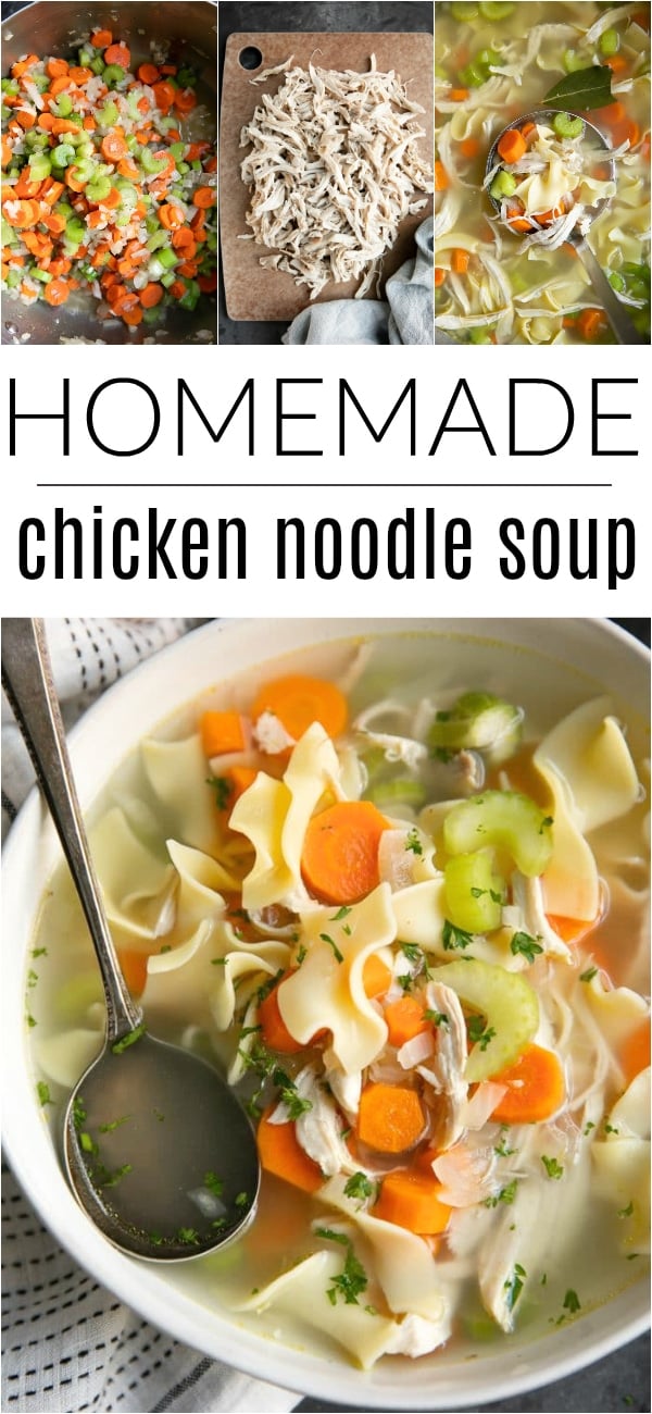 Literally the BEST Chicken Noodle Soup Recipe