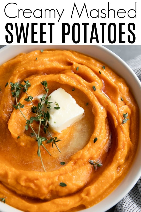Healthy Mashed Sweet Potatoes Recipe Pinterest PIN Collage