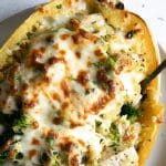 STUFFED SPAGHETTI SQUASH Pinterest PIN Collage