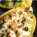 STUFFED SPAGHETTI SQUASH Pinterest PIN Collage
