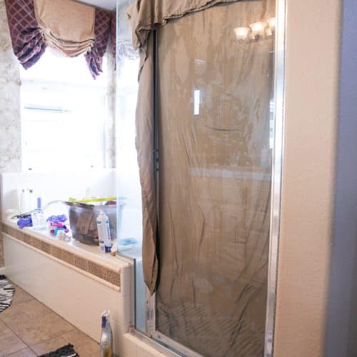 How to Remove Hard Water Stains from Glass Shower Doors The Forked Spoon