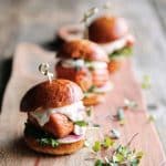 salmon sliders pinterest pin image