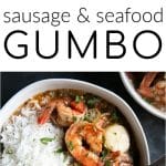 how to make gumbo pinterest long pin collage