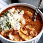 lasagna soup recipe pinterest pin image